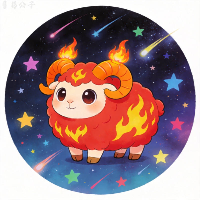 星象配置示意图:行星运行轨迹与星座宫位关系的天文图解