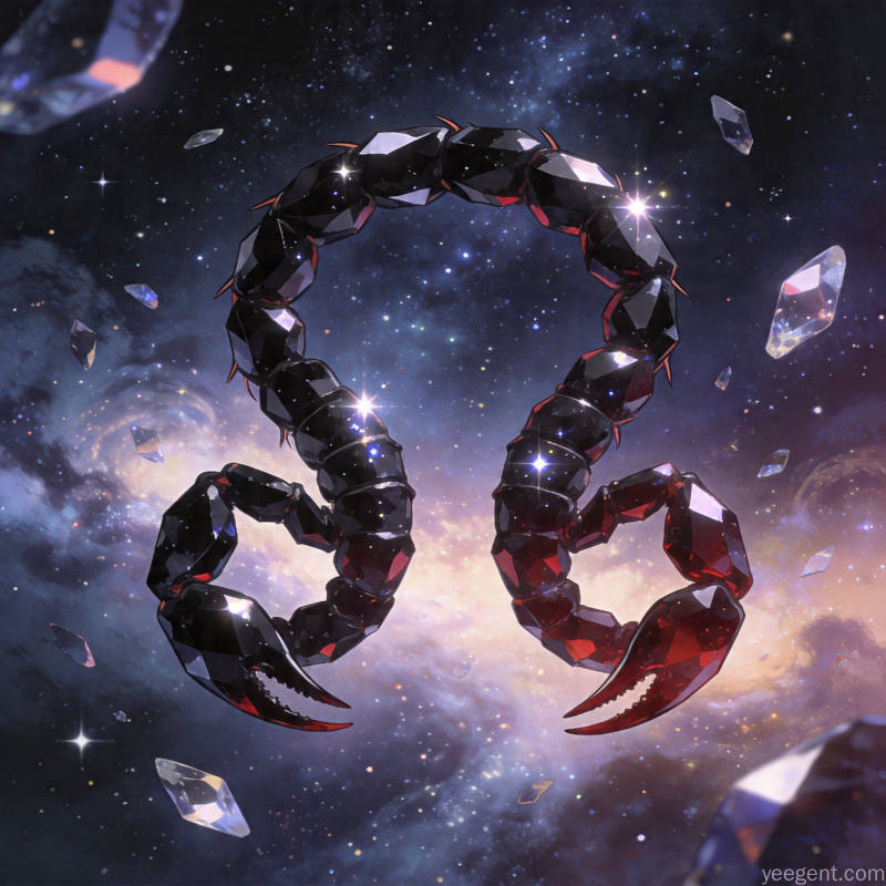 星座主题插图:传统命理文化星空插图的艺术化呈现