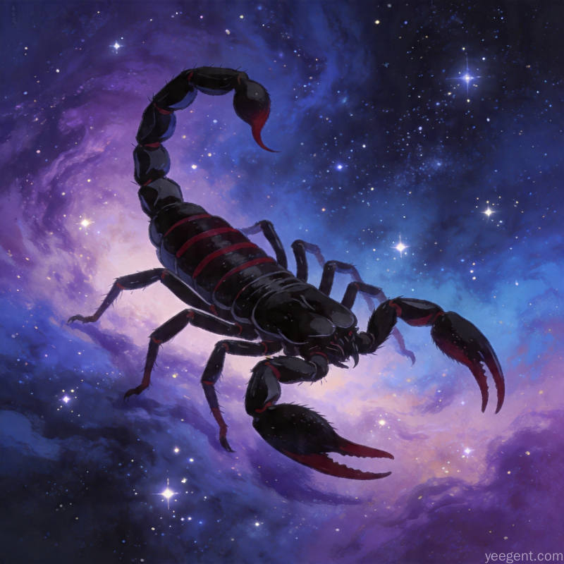 十二星座主题插图:星座主题的星空构图的艺术化呈现