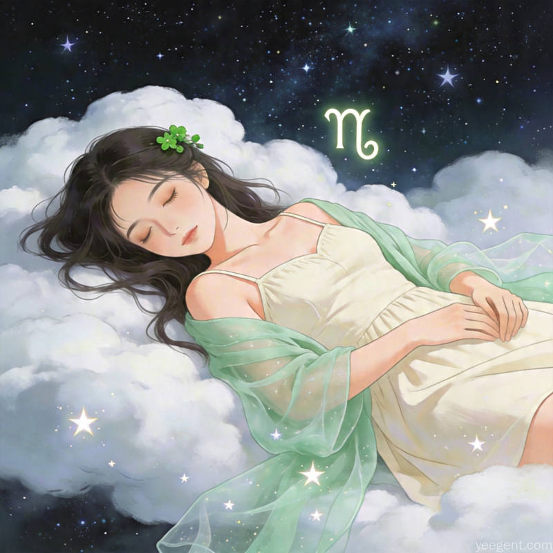 传统命理学处女文化图：处女座符号与细腻纹理风格的概念插图