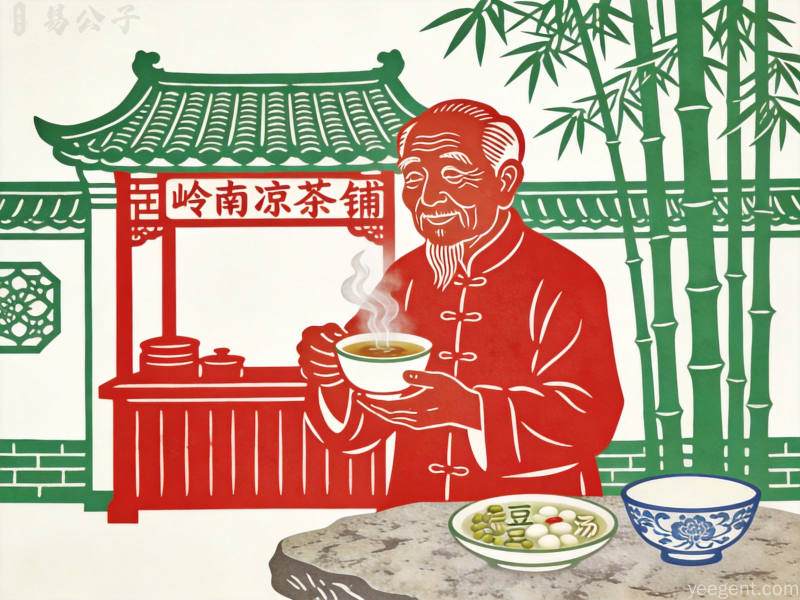 岭南凉茶铺的传统消暑饮食文化
