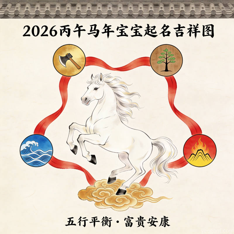 2026马年宝宝起名避坑指南:五行平衡+生肖喜忌