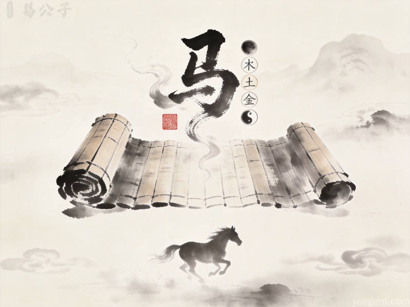 简约风格展示属马宝宝起名宜忌对比图,含豆米麦禾宜用字根与子丑羊忌用字根