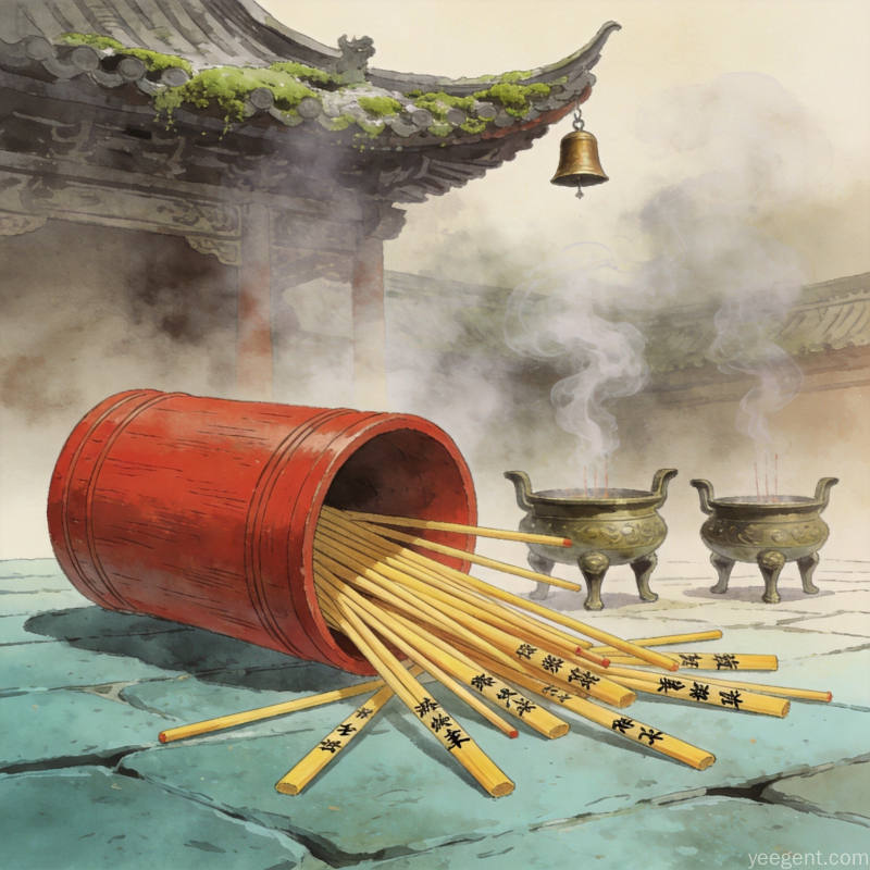 本文配图:求签解签的正详细解读,请阅读了解详情