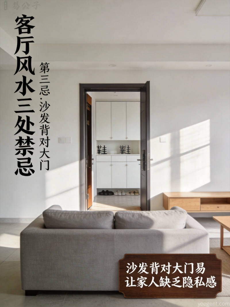 大门阳台相对居住布局问题,家居气流示意图
