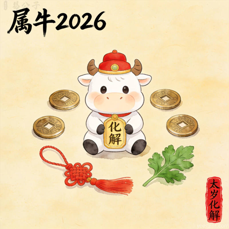 图片:属牛人2026年害太岁全解:丑午相害如何调理小人暗耗相关配图