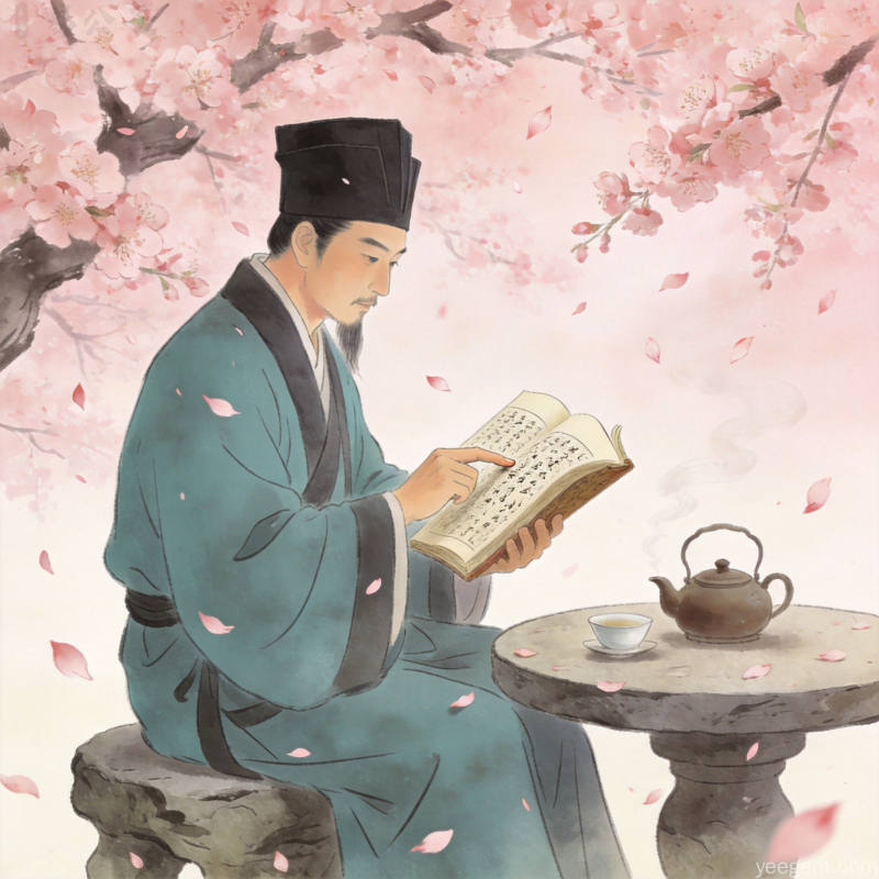 心学致良知意境，内心光明的意象，金线勾勒风格