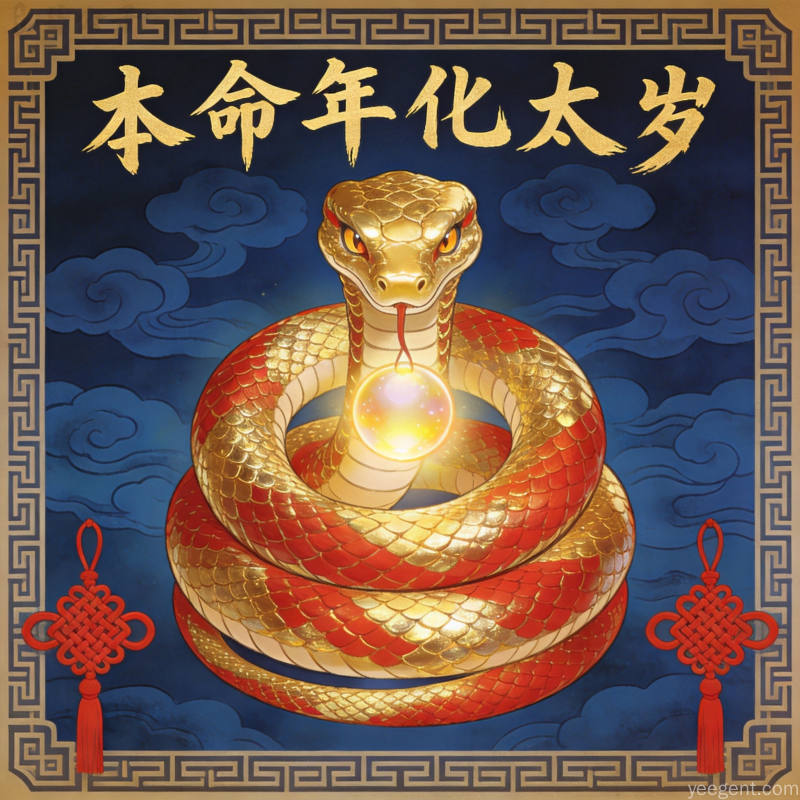 【2026属蛇本命年全攻略:化太岁方法与注意事项】