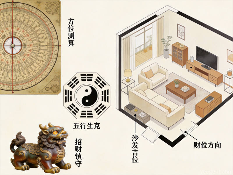 图片:居住布局入门从哪开始?新手的家居旺宅指南】相关配图