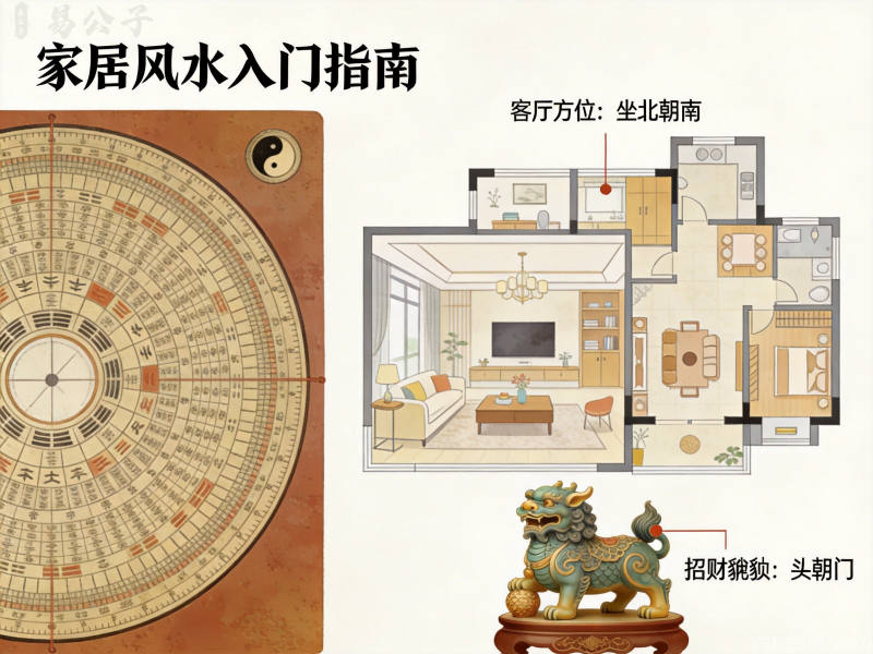 图片:居住布局入门从哪开始?新手的家居旺宅指南】相关配图