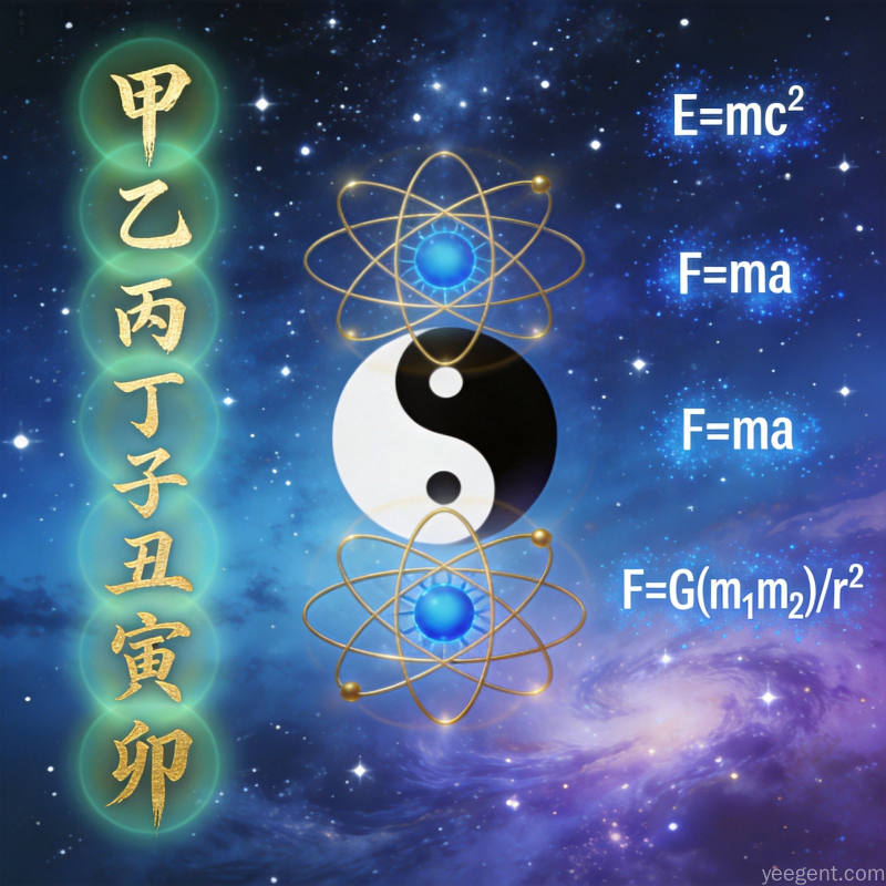 中西方命理底层逻辑与物理规律的关系