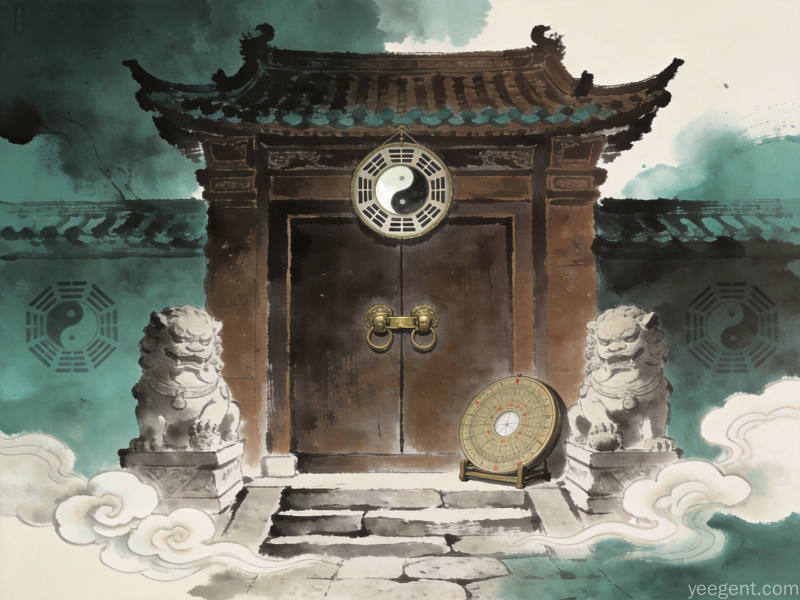 居住布局摆件与聚宝盆陈设,实物质感风格,增旺财位纳福元素搭配,大气稳重