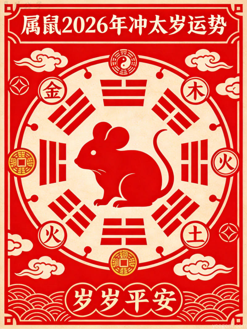 属鼠人年冲太岁水火激荡中的破局之道传统文化介绍