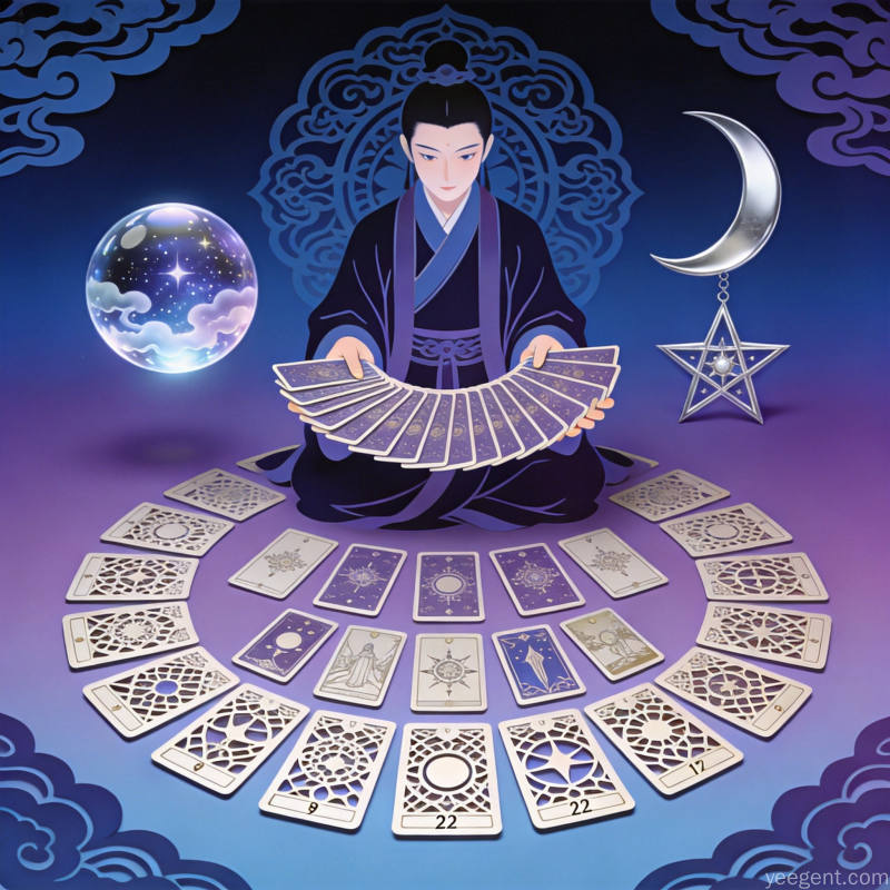 塔罗传统文调理读入门指南：七十八张牌的宇宙密码与实用牌阵详解