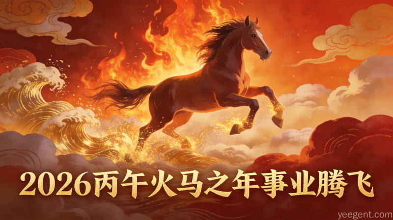 属马人幸运数字2、7、8,金线勾勒风格元素图案,代表事业合作与财富圆满
