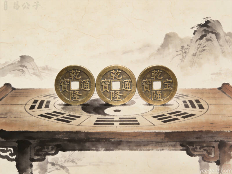 六爻铜钱起卦完整指南:从摇卦到本卦生成