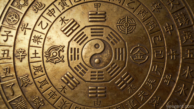 传统易学文化图案,展示象数思维的独特魅力