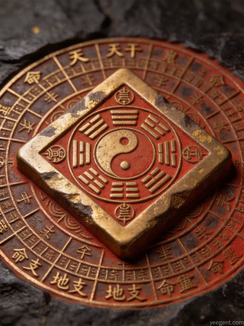 AI批八字准不准DeepSeek与ChatGPT实测对比配图——命盘图案、金石篆刻风格、八卦图传统美