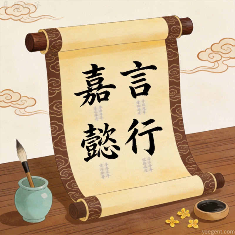 2026丙午马年宝宝起名技巧:古风卷轴上的汉字书写