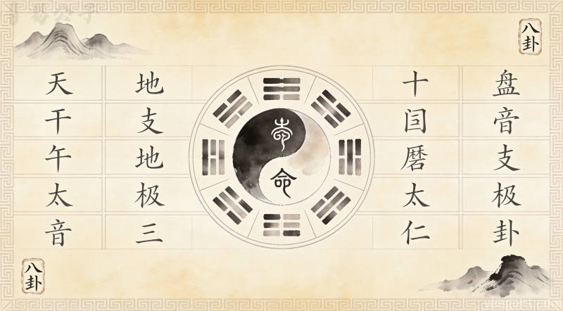 传统命理文化典籍配图——子平八字中的辩证智慧——流年为势与日元之基