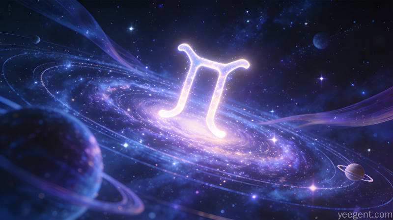 风象星座配对分析的视觉呈现,星座连线与柔和光带交织的数字艺术