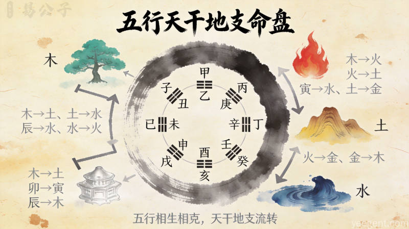流年推断的核心逻辑:原局为体,流年为用