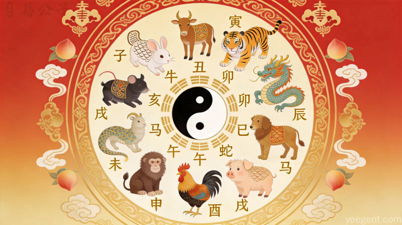十二生肖民俗文化插图——十二生肖的千年典故——瑞兽临门福运来