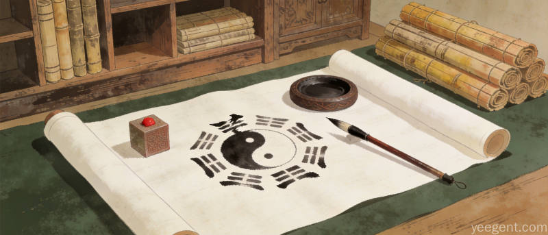 传统姓名学古籍书页特写,展示笔画数理与五格推算体系