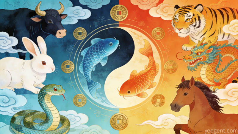 十二生肖的阴阳密码：古人性格分类的智慧