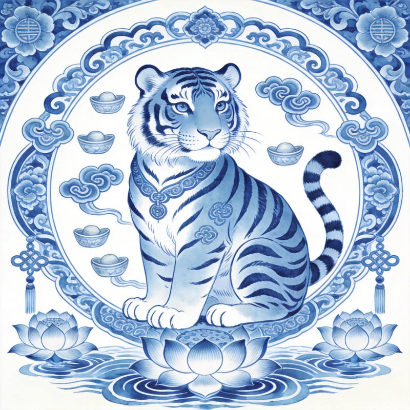 丙午年生肖虎运程趋势：木火相生中的文调理读