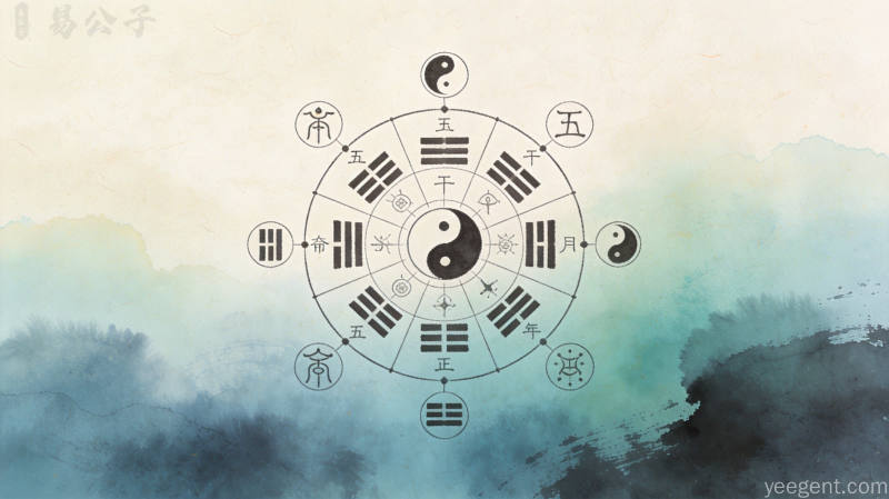 命理五行相生相克图示
