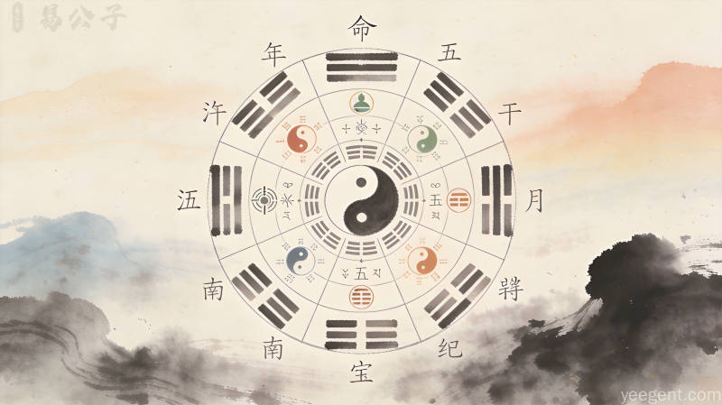 传统命盘图案配图