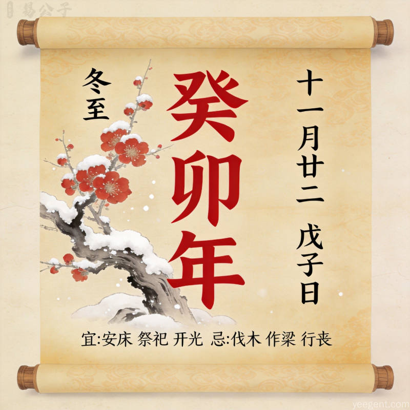 天干地支五行属性对照与传统择日应用示意