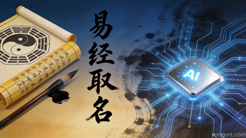 易经取名网站封面 - 结合生辰八字与易经智慧为您精选吉利好名