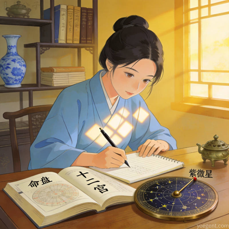 紫微斗数入门:从零看配图,帮助读者更好理解内容
