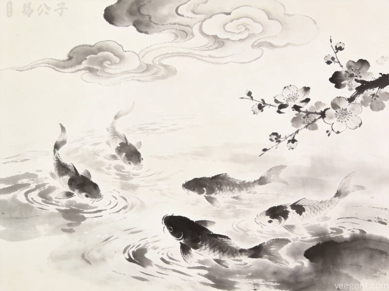 金线勾勒旭日东升图案,远山云海背景,喜庆吉祥