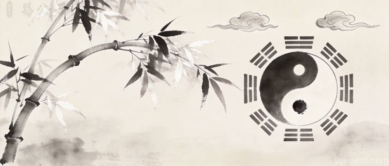 传统太极八卦配图,宣纸纹理背景呈现古朴质感