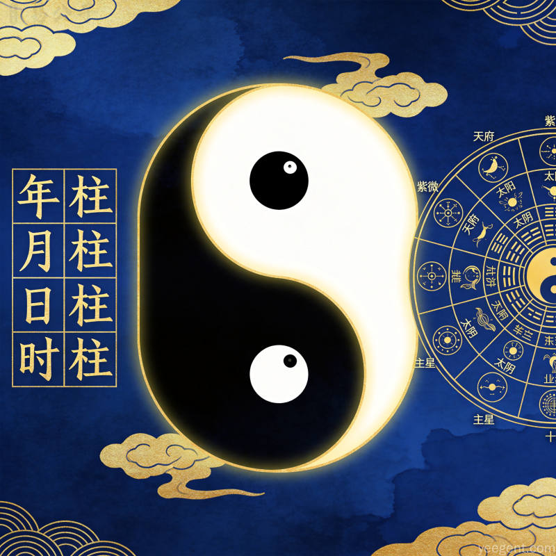 八字与紫微斗数命理体系对比分析