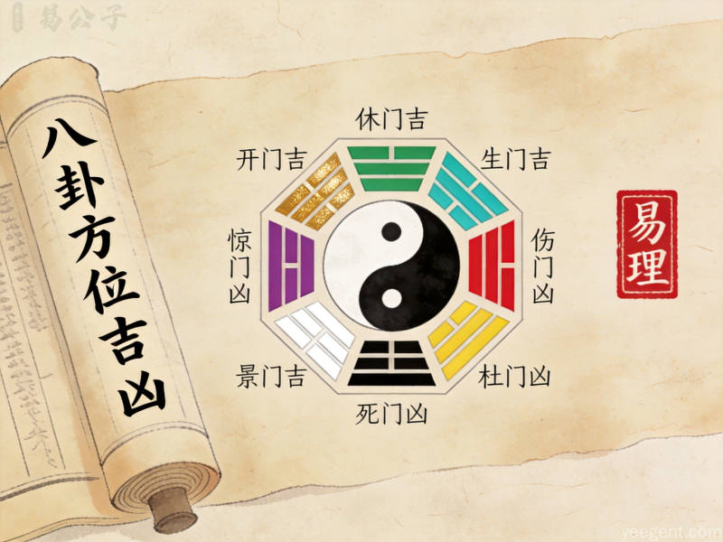 渐变光效风格的星座配对互补对称图案插图