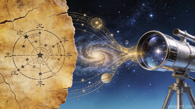 中国古代星图与宇宙模型在数字展厅中的互动呈现