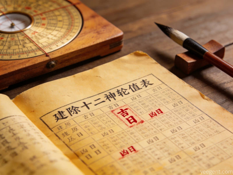 传统择吉方法入门:建除十二神的推算逻辑与实务应用