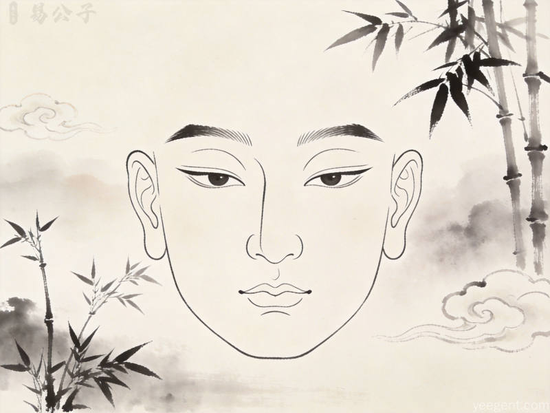 传统面相中的五官解读：眉形鼻型到眼神的识人逻辑
