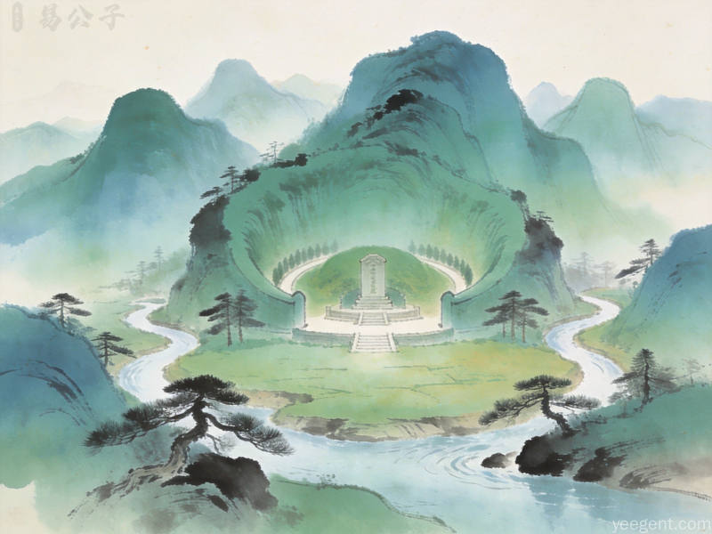 《葬书》”藏风聚气”的地理智慧:传统墓葬选址中三大核心要素的逻辑溯源