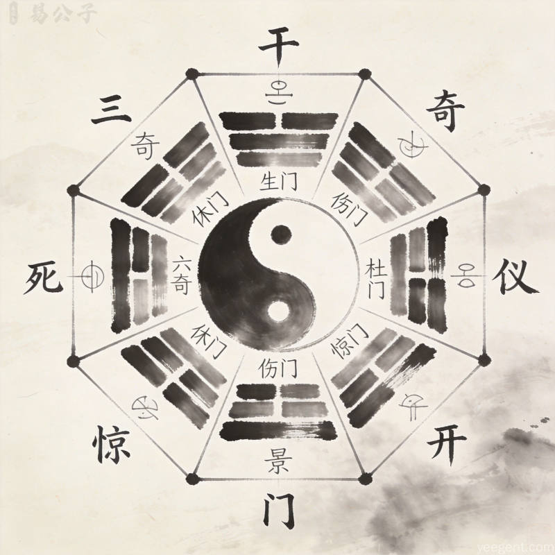 奇门遁甲的底层逻辑:从三奇六仪到九宫八门的推演框架