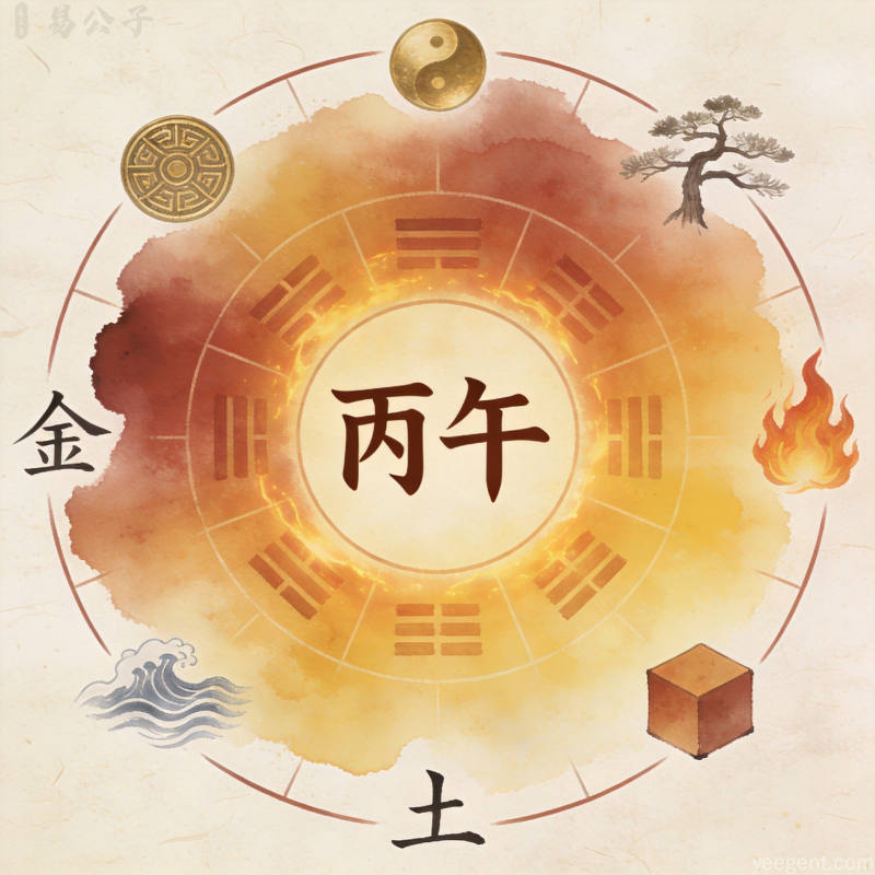 丙午年未月五行走势观察：火土交汇期的格局变化与调候思路
