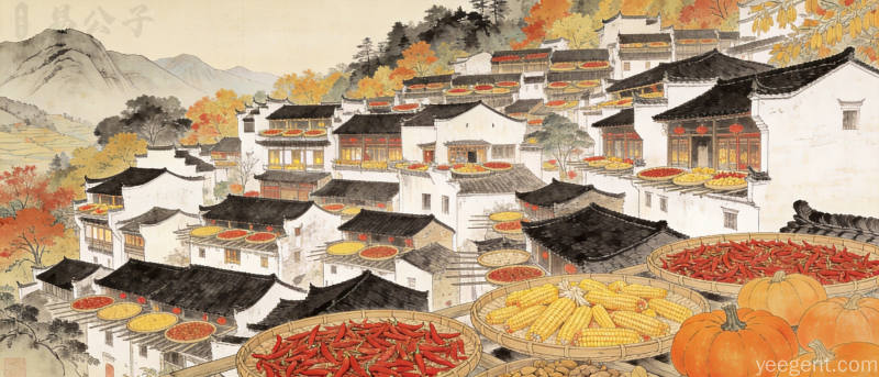 立秋晒秋民俗：从皖南到全国的农耕文化景观与节令智慧