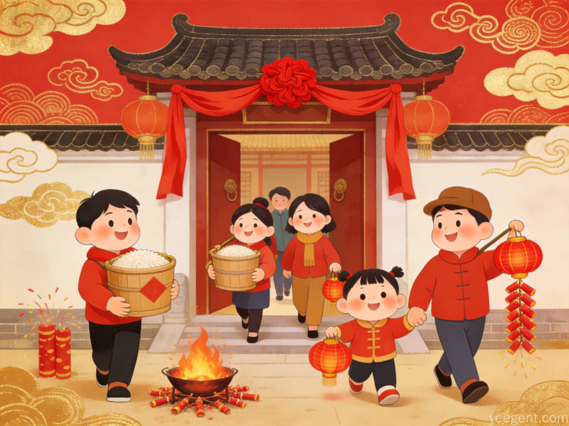搬家入宅为什么要挑日子？”宜入宅”与”宜移徙”的区别，还有过火、安床这些仪式在忙什么