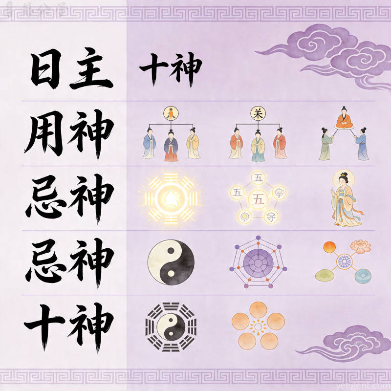 八字喜用神查询:正确判断命局核心