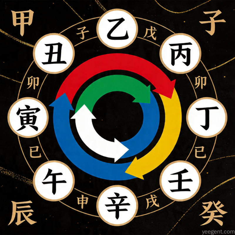 详解天干地支五行对照关系