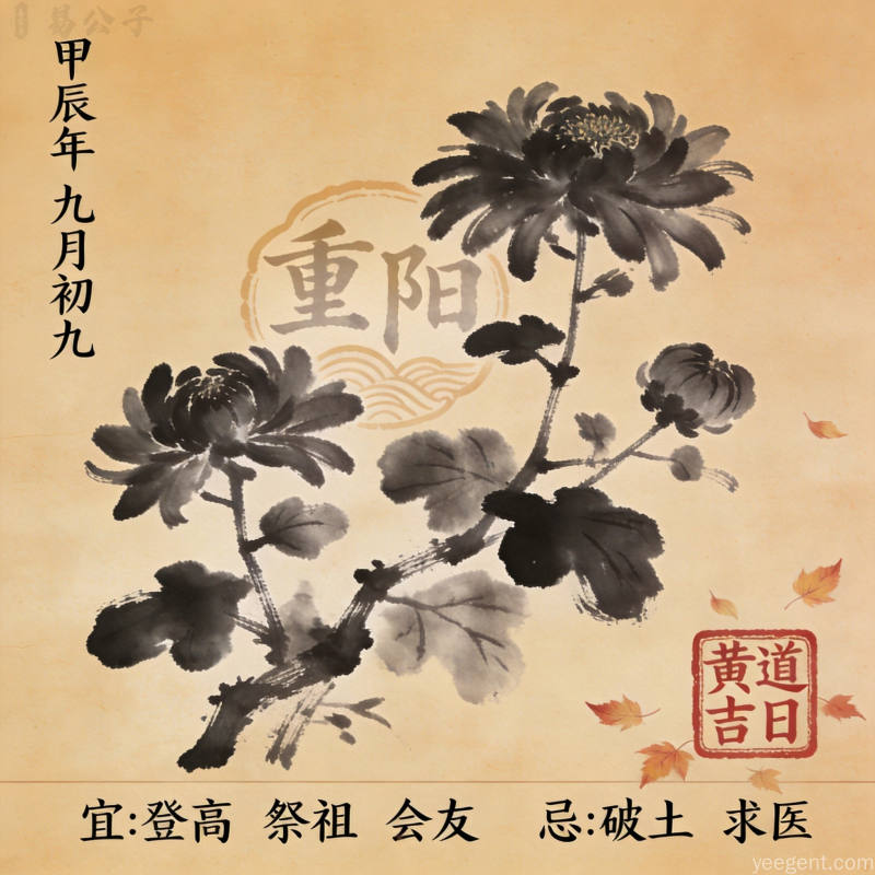 河图洛书九星图解,展示太阴星方位与财星运转